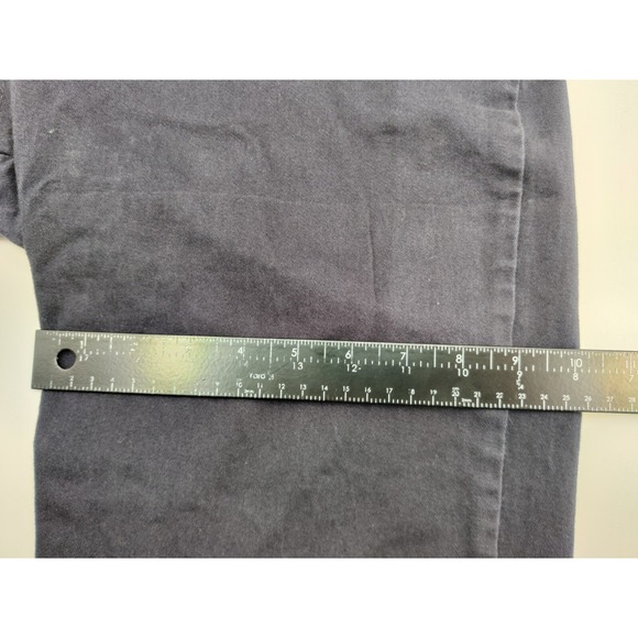 Lee Womens Navy Blue Comfort Waistband Stretch Pants Petite Size 12 Petite - Picture 11 of 13